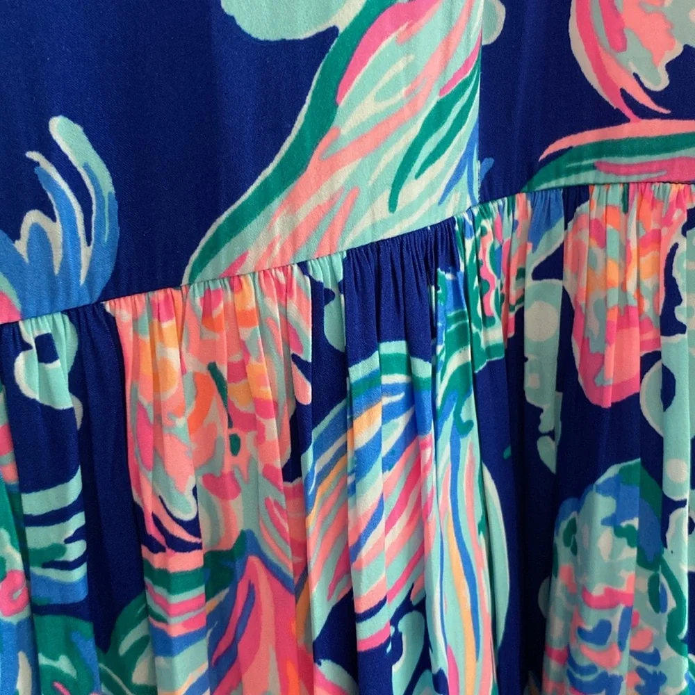 Lilly Pulitzer Pink and Blue Dress - Picture 3 of 7